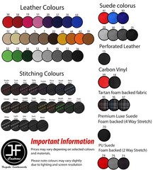 ITALIAN LEATHER VINYL FABRIC STITCHING SAMPLES FOR ART CRAFTS SEWING UPHOLSTERY