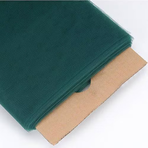 Juliana HUNTER GREEN 40 Yards of 54” Polyester Tulle Fabric by Bolt – 10011