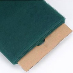 Juliana HUNTER GREEN 40 Yards of 54” Polyester Tulle Fabric by Bolt – 10011