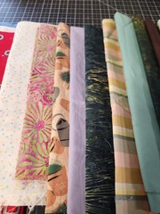 Bundle Lot Of 16 Fabrics All 1/2 Yard some over a yard 100 cotton quilting sewin