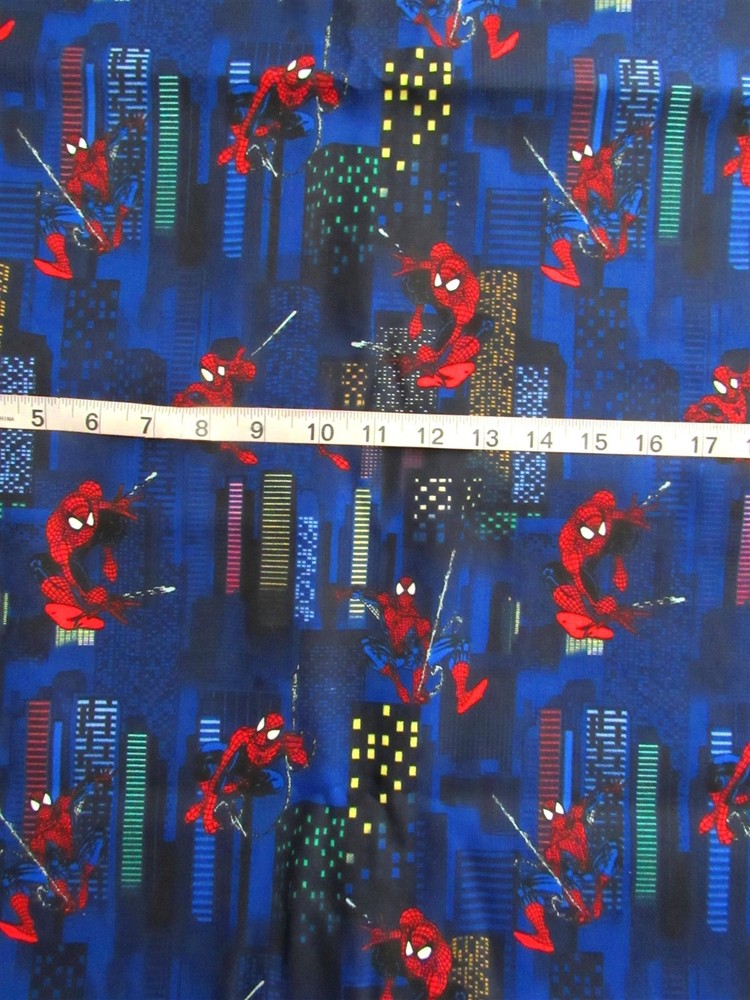 1 yd 100% Cotton Fabric 2004 Marvel “Spiderman” by Spring Ind.