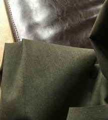 Majilite Novasuede Fabric in Olive-54″ wide 5 Yard cut Medium Weight- New