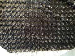 Minky Dark Brown Rosebud Swirl Fabric Plush Faux Fur 59″ Wide x 40″ Long