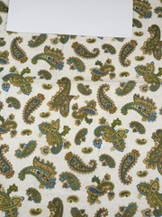 Fabric Paintbrush Studio Briarcliff #120-1032 Paisley 30″ x 32″ 100% Cotton