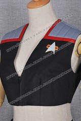 Mirror Costume for Star Trek Mirror Cosplay Top Skirt Sash Outfit Girls Uniform