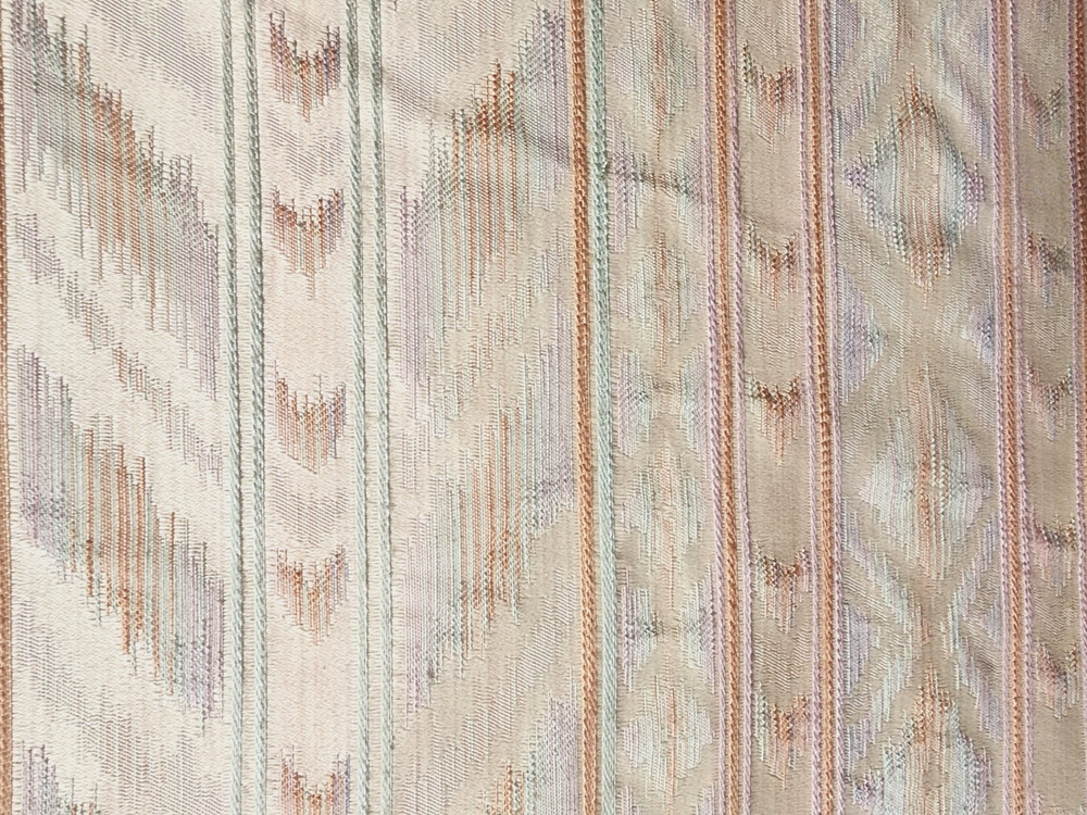 Flame Stripe Burlington Mills – 5+yds=$0 S&H