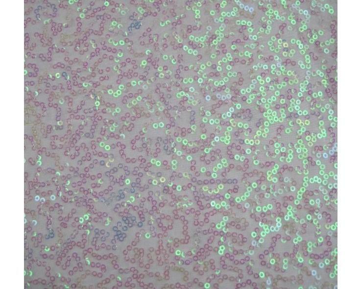 Luxury Sequin Dance Wear Stretch Fabric Material – PINK PEARL