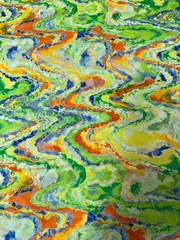 FUSION BY JEFFREY MARC Lime Green 1 yard 100% Cotton Fabric Free Ship SBB NTC