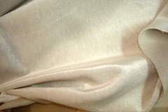 2.44 yds Perennials Fabric Big Softy Velvet White Sands 998-270 Upholstery