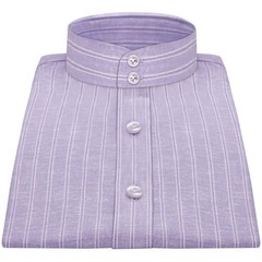 Lilac Stripes Cotton Linen Summer Clothing Dressmaking Fabric by Yard 58” Wide
