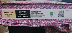 Keepsake Calico Pink ~ Ditsy Blooms Pink ~ 100% Cotton ~ 8 Yards Width 44 Inchs
