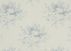 DESIGNERS GUILD/RALPH LAUREN CURTAIN FABRIC Wainscott Floral 6.4 METRES CAMBRAY