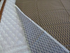 5166. FLEUR-CARAMEL by Jenni Calo for CONNECTING THREADS COTTON – 43″ x 1.5 yds.
