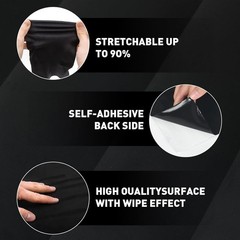 Self Adhesive Faux Suede Fabric Wrap Film Sticker Stretch Diy Car Interior Craft