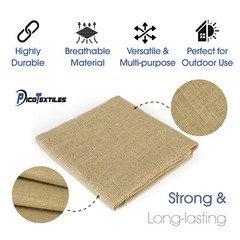 Natural Burlap Fabric 51″ wide (10 yards) 100% Natural Burlap/Jute