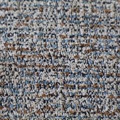 MCM Designtex Upholstery Fabric “Dapple” Shoji Nubby, Blk, Blue Textured 4 yds