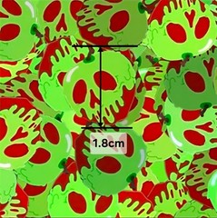 Princess Snow White FAUX LEATHER ROLL 12″ x 55″ poison apple 1247185 SMOOTH