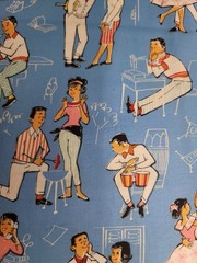 Windham Fabrics Going Steady Date Dance Cook Music By the 1 yard cotton fabric