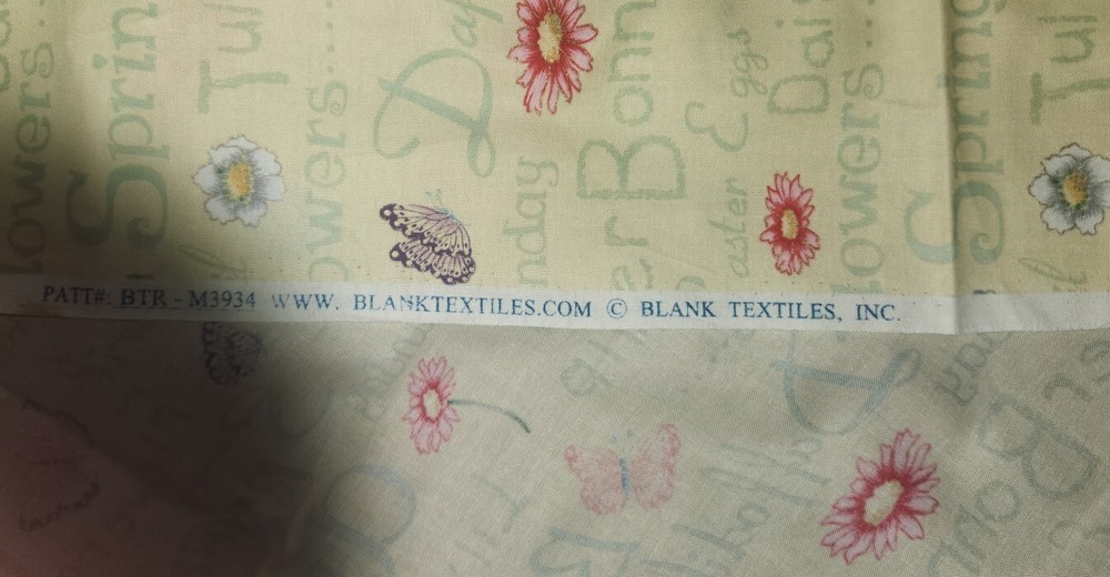 1.8 yard fabric bundle Spring Flowers BlankTextiles BTR M3934 Easter cloth
