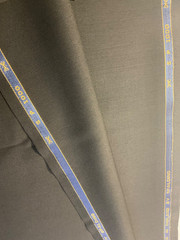 Spalding Black SP 1000 50% Mohair 50% S100s English Suiting Fabric 3.1 m 285 g/m