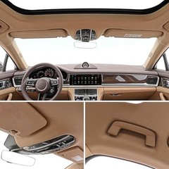 Auto Headliner Fabric 120″ L × 60″ W with Foam Backing – Mesh 120″L×60″W Brown