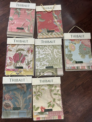 Thibaut Large Fabric Swatch Sample Book 18” x 13” Beautiful Prints! YOU PICK!