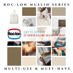 Roc-Lon 107/108” Unbleached Crease Resistant Poly/Cotton – 5 Yard Cut