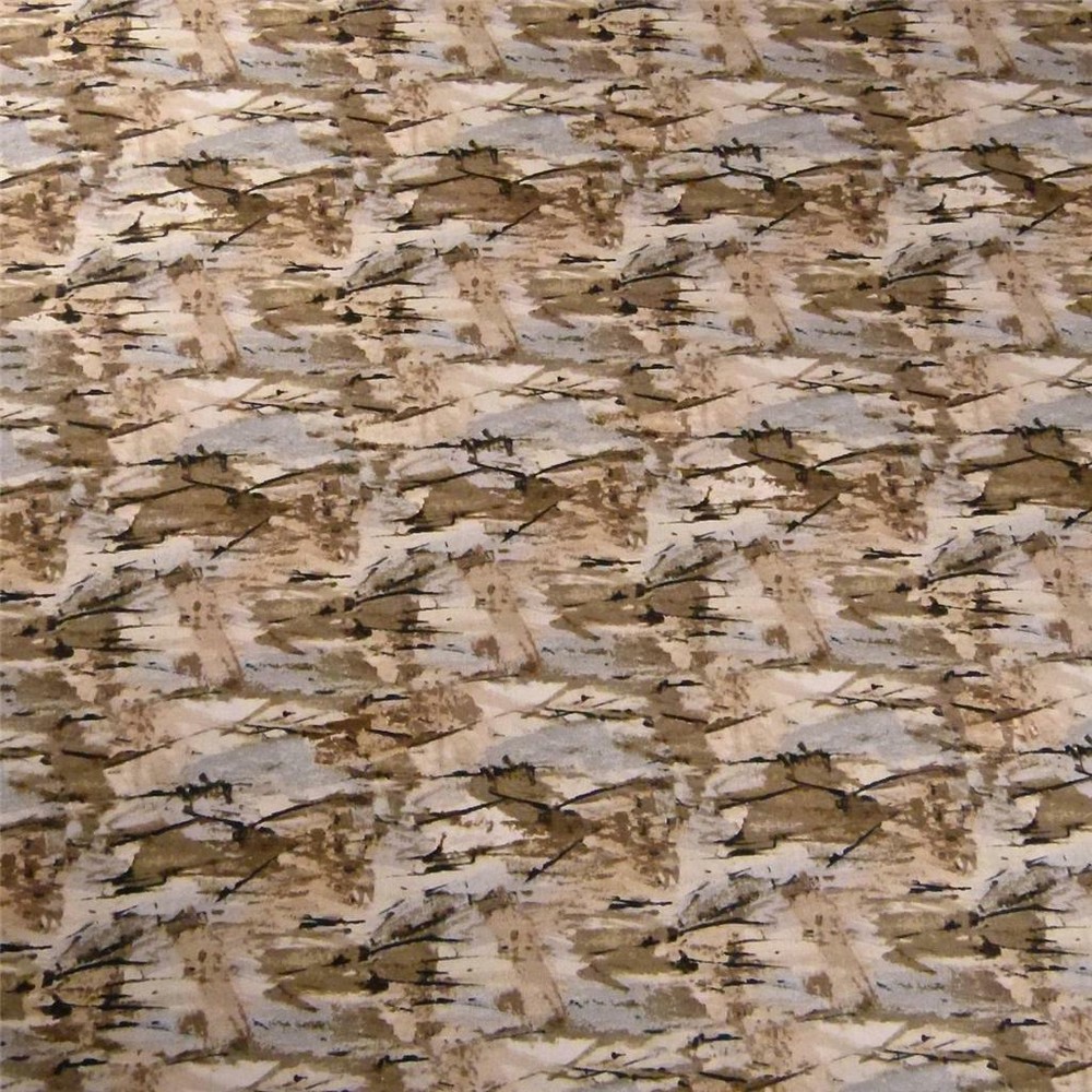 Naturescape Print; Beach, Rocks, Fields or Desert, Browns, Cotton, BTHY or BTY