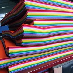40PCS Soft Felt Fabric Sheets 1mm Thick Assorted Colors DIY Sewing Craft Squares