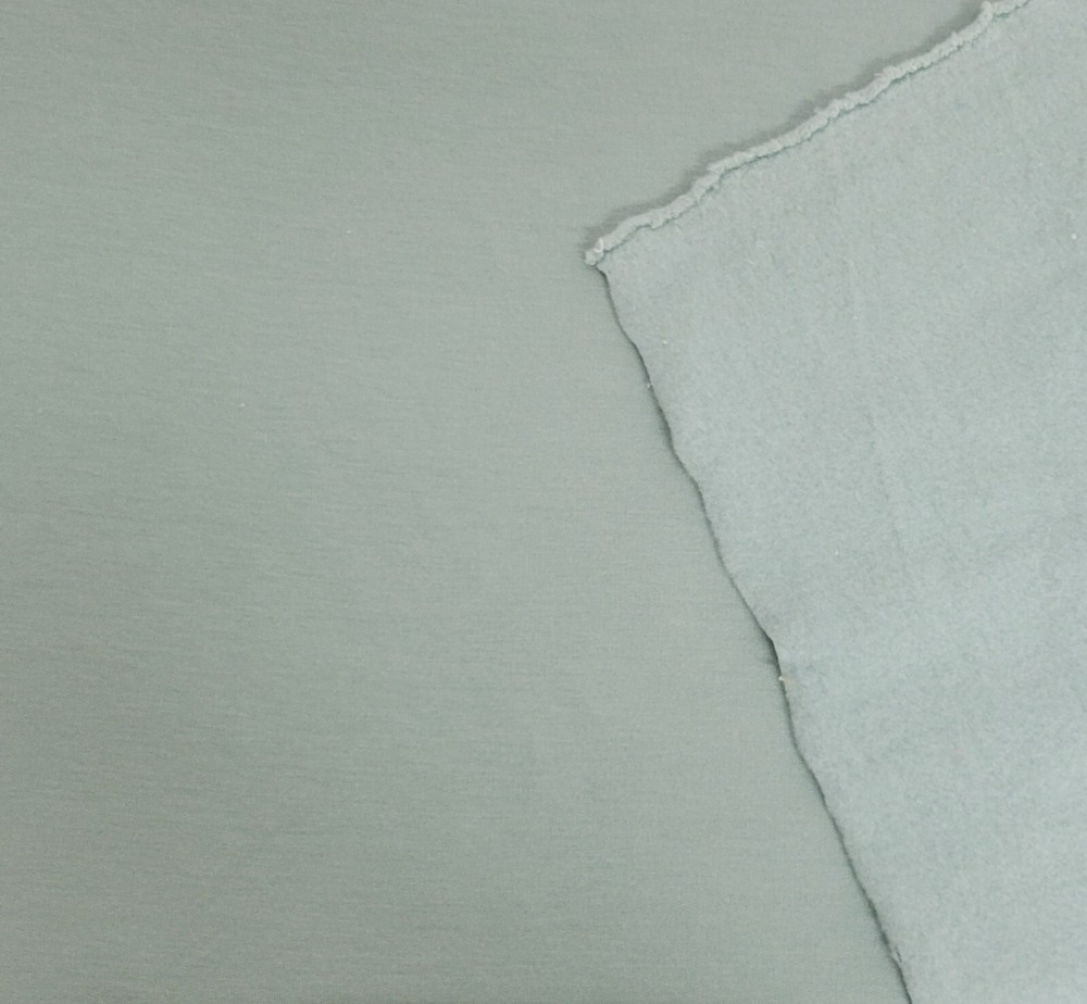 Sage Modal Cotton Spandex Stretchy Soft Fleece Knit Fabric by the 280GSM 11/24