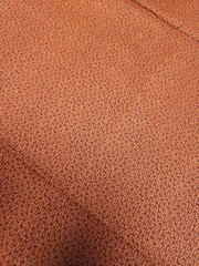 Rust Red Maroon Tiny Black Floral 100 % Coton Fabric quilting sewing blender