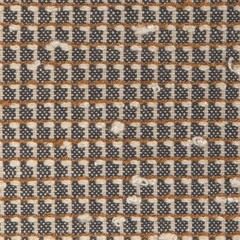 Groundworks Micro Squares Slubby Uphol Fabric- Mado Russet 6.50 yd GWF-3798.1211