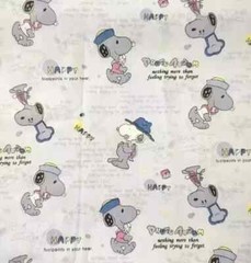 woodstock snoopy friend fun fabric length 10 x 8 inch 1pc