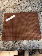 Orange And Black Fabric Plaids And Lines 8 Different Pieces