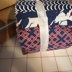 Jelly Roll 2.5 X 42 Nautical Roll Red Blue Turquoise White Cotton