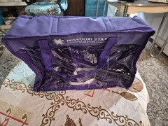 Missouri Star Zippered Storage Bag For Precuts and Special Projects Purple