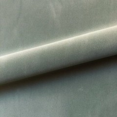 Modern Solid Lightweight Velvet Upholstery Fabric 54″ in Stone Blue