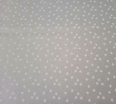 Wilmington Prints Essentials Tiny Blossoms Floral Light Taupish Gray BTY