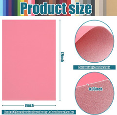 32 Pieces 8 X 12 Inch Faux Leather Sheets 32 Colors | 0.7 Mm Thick Leather Fabri
