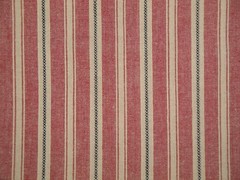 Americana Vintage Collection Red Stripe Homespun Quilt Apparrel Sewing Fabric