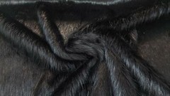 Super Luxury Faux Fur Fabric Material – LONG PILE BLACK