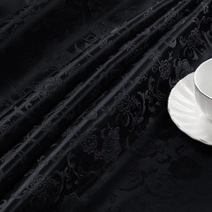 Cobedzy Black Satin Fabric by The Yard – 1 1 60 Inches Wide,