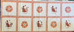 VTG VIP Cranston “The Hand- Crafters Picture Book Patches” 8” Squares 43”x18”