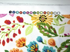 Mill Creek Fabrics Floral Folk Art Fabric 2.5 Yards x 54” Wide Multicolor