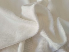 PFD Cotton Rayon Thermal Knit Fabric by the Yard Waffle Weave 330GSM 5/24