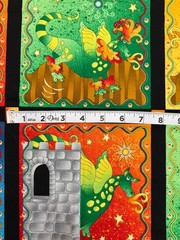 The Bravest Dragon, Avlyn Fabric, Nancy Smith, Lynda Milligan, Panel, Fairytale