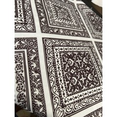 Vintage Unbranded Bandana Print Fabric Remnant Bohemian Western