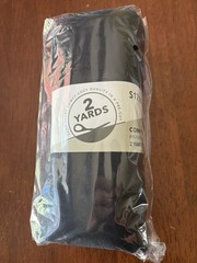 BLACK Comfy Cozy Flannel Precut 2 Yards / 43″ wide 100% Cotton made in Pakistan