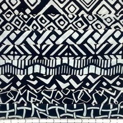 8 Fat Quarters Black & White Grids #2 Batik Lunn Fabric FQ Pack 100% Cotton