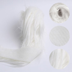Shaggy Plush Faux Fur Fabric Precut Strips White Fur Fluffy Fuzzy Craft Fur